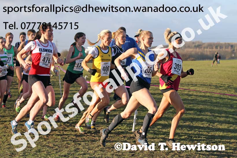Senior womens Northern Cross Country  Championships, Pontefract. Photo: David T. Hewitson/Sports for All Pics